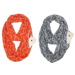 Infinity Scarves w/ Pocket (2 total)